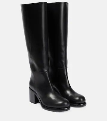 Leather knee-high boots | Mytheresa (US/CA)