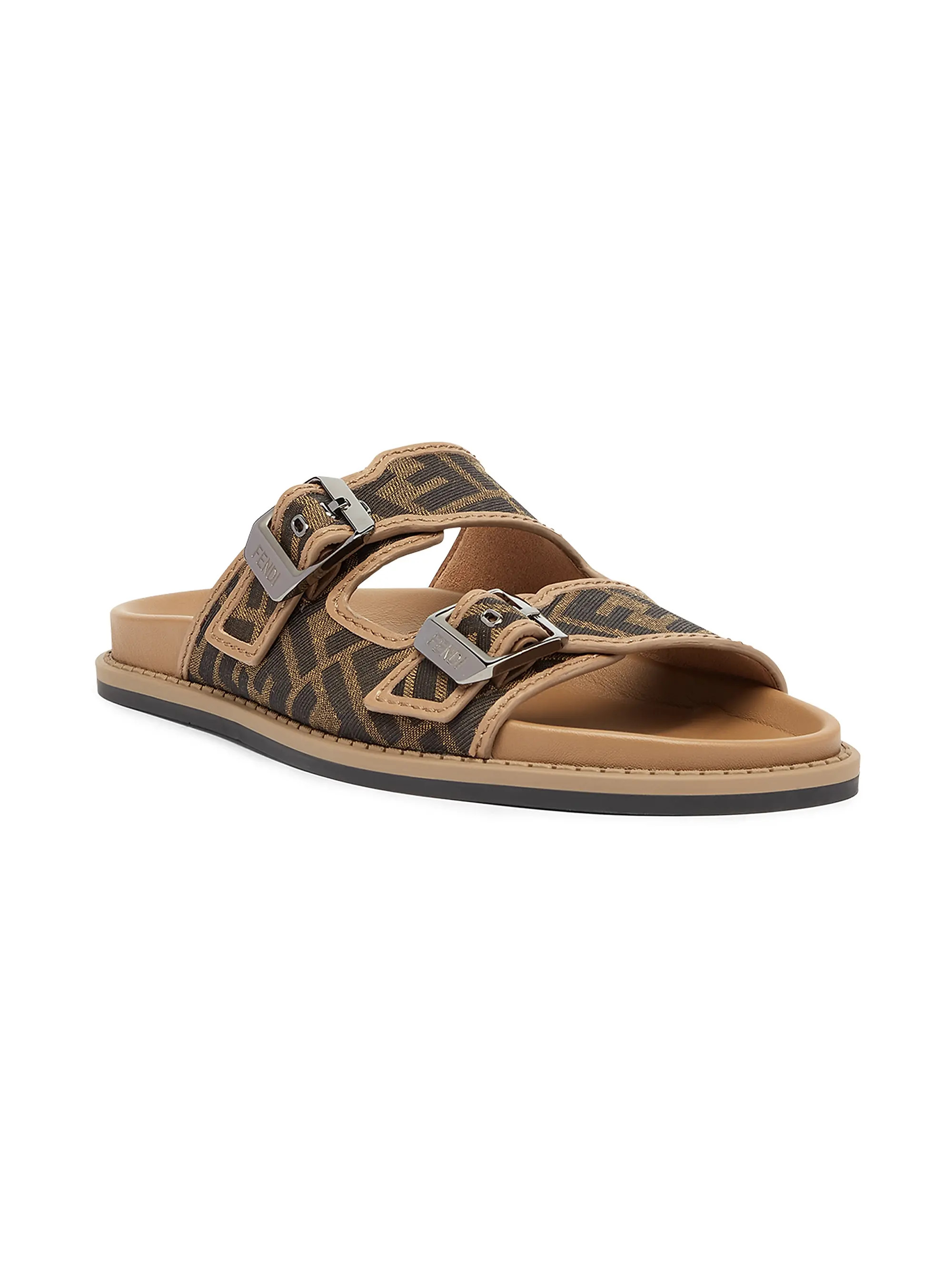 Fendi Feel Logo Sandals | Saks Fifth Avenue
