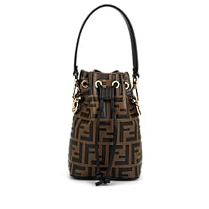 Fendi Women's Mon Tresor Mini Leather Bucket Bag - Tabacco | Barneys New York (Global)