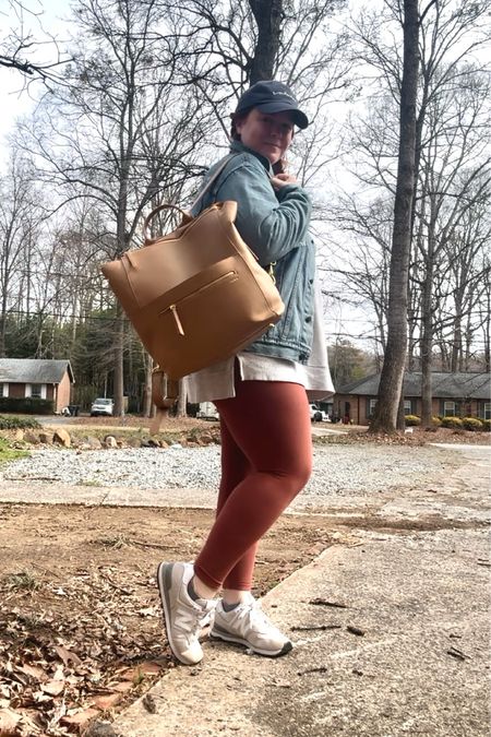 Color of leggings is sold out, but there are plenty of others available. Wearing size XL. Jacket is from ABLE and I’m wearing the XXL.  Bag is Fawn Design use code LOLORUSSELLBLOG for 15% off  

#LTKplussize #LTKmidsize #LTKsalealert