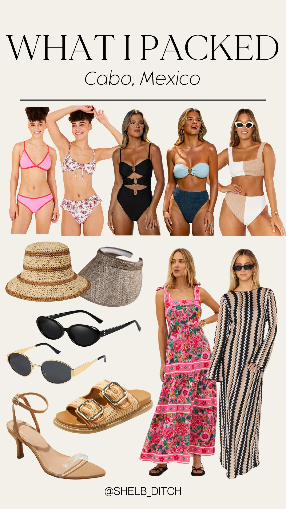 What I packed for Cabo | Mexico Outfits | Beach Vacation | Spring Break | Swimsuit | Resortwear 

#LTKFindsUnder100 #LTKTravel #LTKSwim