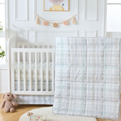 Plaid 4-Piece Nursery Baby Crib Bedding Set by Sweet Home Collection® | Target