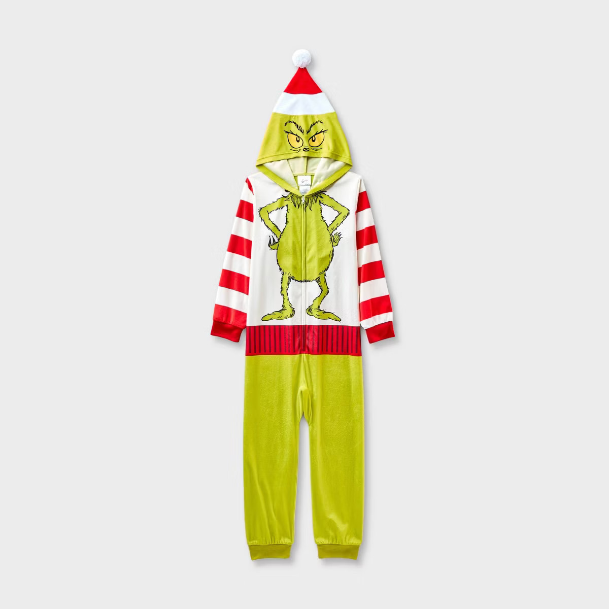 Kids' The Grinch Christmas Long Sleeve Union Suit - Green | Target