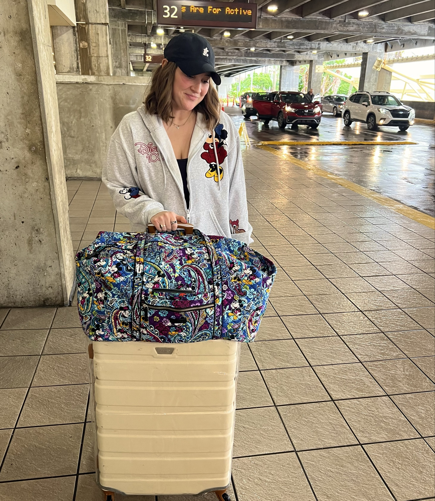 Travel day fit and the BEST luggage! 

#disney #travel #traveloutfit 

#LTKTravel