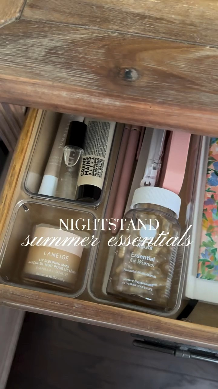With the season change, it was time to update some of the essentials in my nightstand drawer. I still have a lot of the same essentials I did when I originally organized my nightstand drawer, but I’ve added a few essentials I use every day now! 

Head to the blog for details! 💗🫶🏼

#aclassyfashionista #asmr #asmrcommunity #asmrorganizing #asmrsounds #asmrsatisfying #nightstand #nightstanddecor #nightstandessentials #nightstands