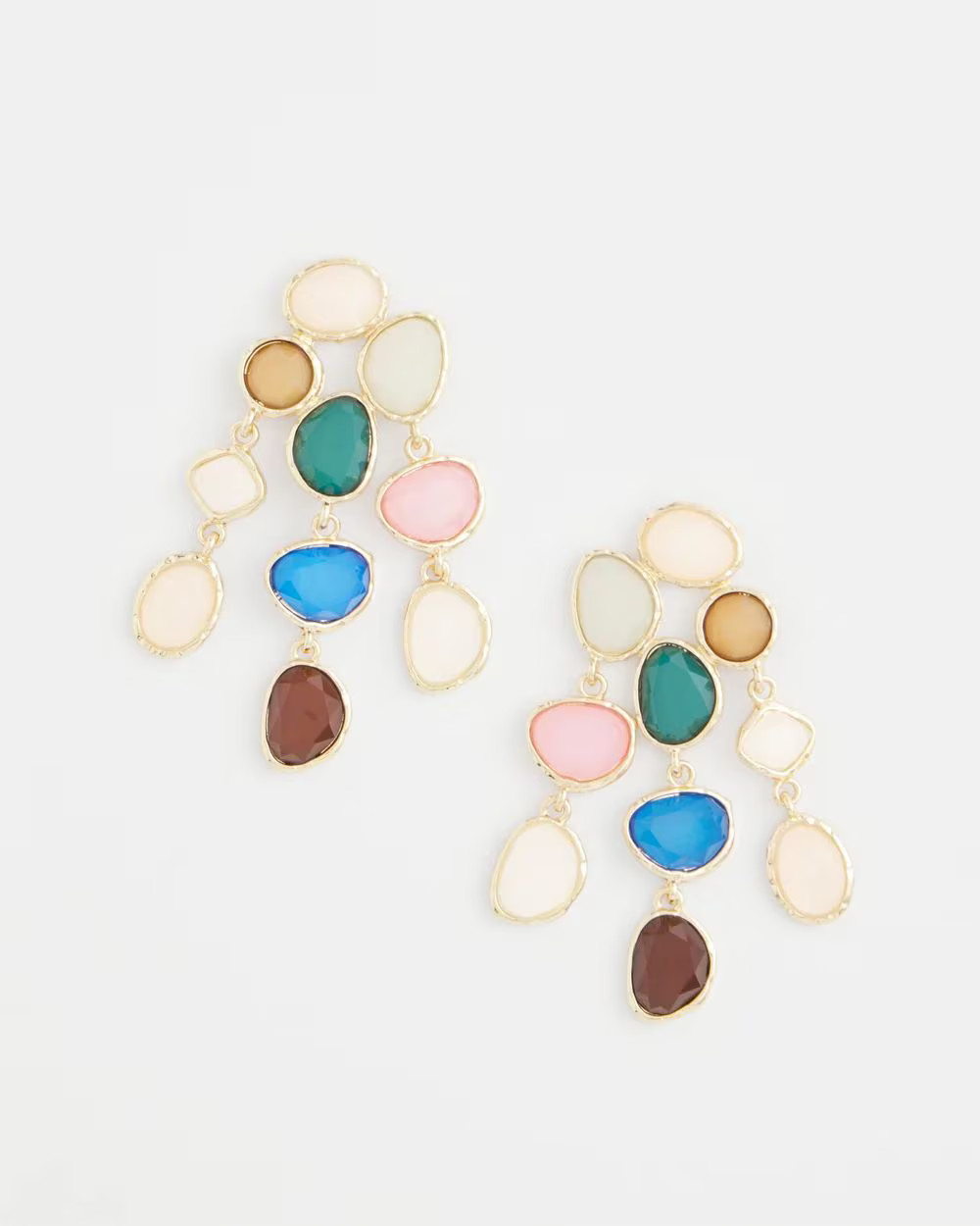 No Droop® Rainbow Resin Drop Earrings | Chico's