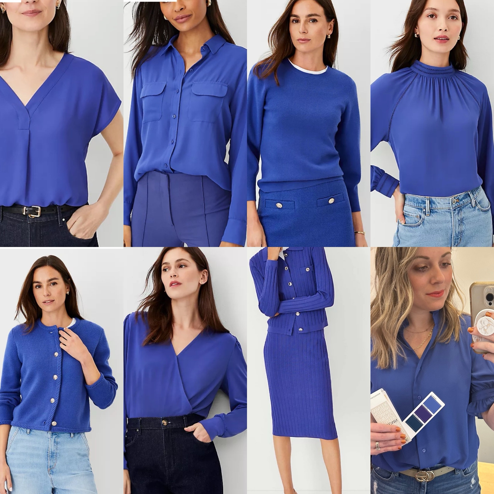 Azurine Blue at Ann Taylor - verified Heliotrope for Autumns

#hocautumn #hocsummer  True Autumn

#LTKstyletip #LTKfindsunder100 #LTKworkwear