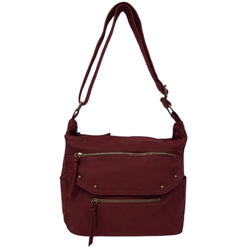 Bueno Women's Flap Front Large Crossbody, Red, Handbag | Amazon (US)