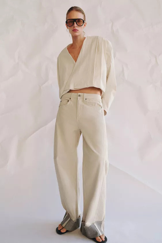 PLEATED WRAP JACKET ZW COLLECTION | Zara US