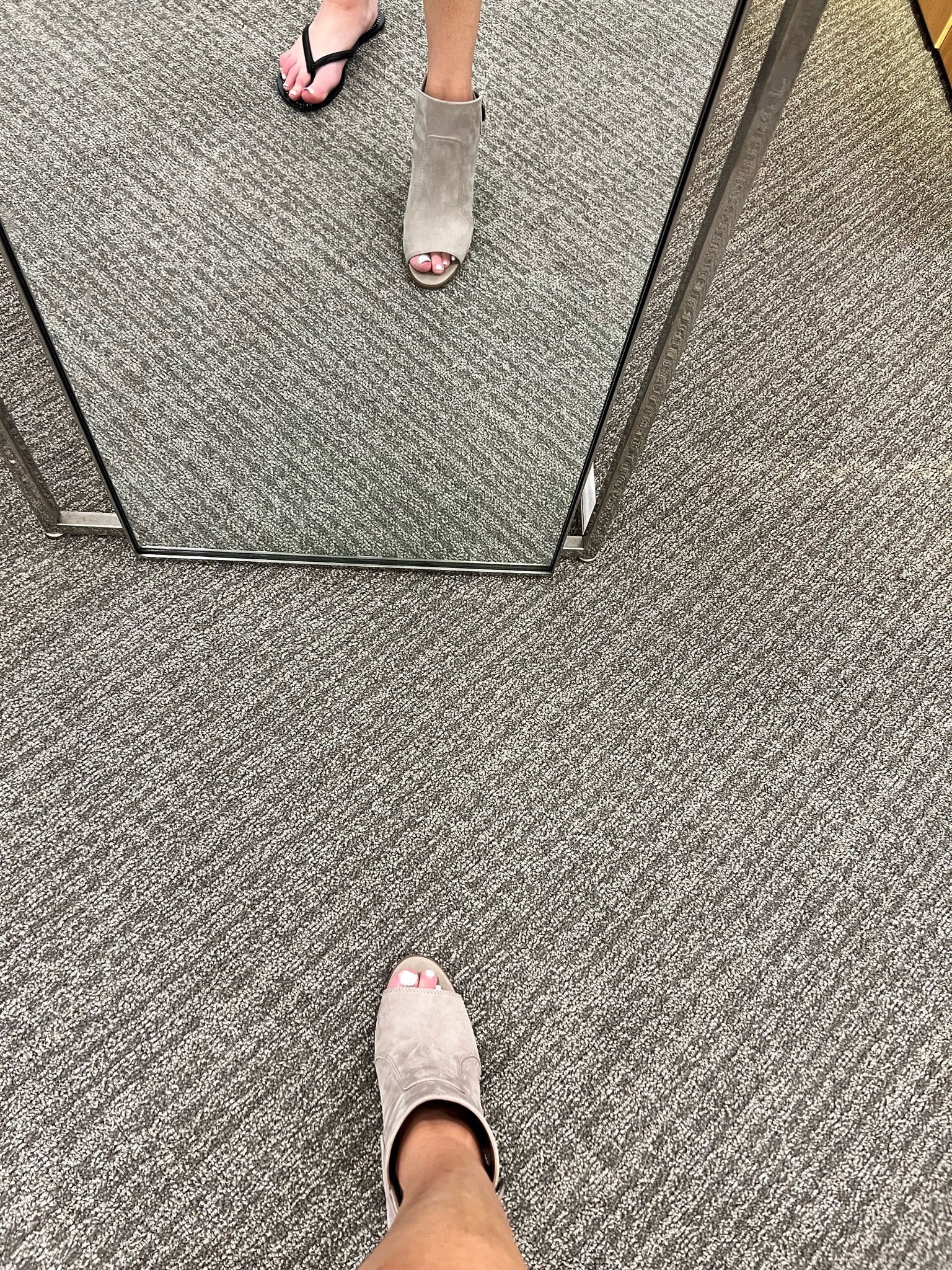 Loved these peep-toe booties from the Nsale  

#LTKover40 #LTKshoecrush #LTKsalealert