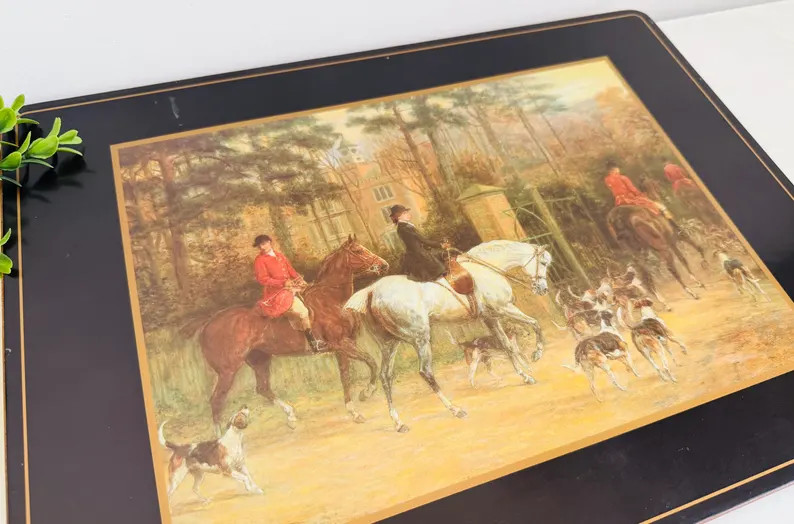 Vintage Pimpernel Tally Ho English Hunting Scene Placemats - Set of 4 - Etsy | Etsy (US)