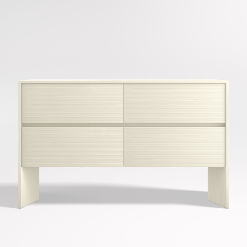 Mataro White 4-Drawer Dresser | Crate and Barrel | Crate & Barrel