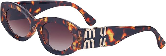 Female Personality Small Oval Sunglasses: UV Protection,r for Photography, Driving, Partying, Run... | Amazon (US)