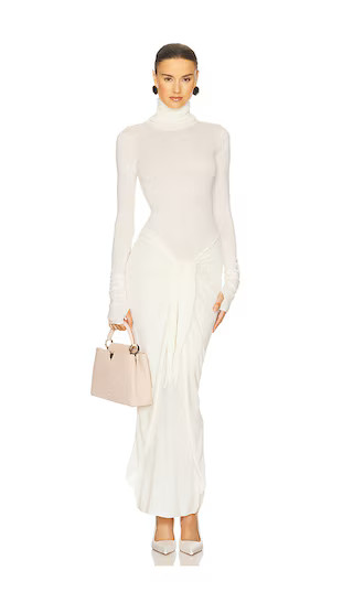 Oakleigh Maxi Knit Dress in Ivory | Revolve Clothing (Global)