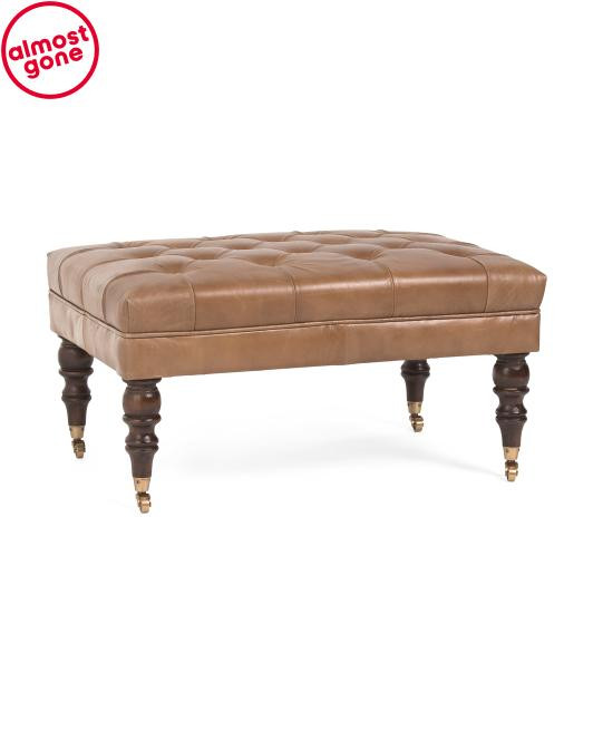 36x18x24 Ottoman On Caster Wheels | TJ Maxx