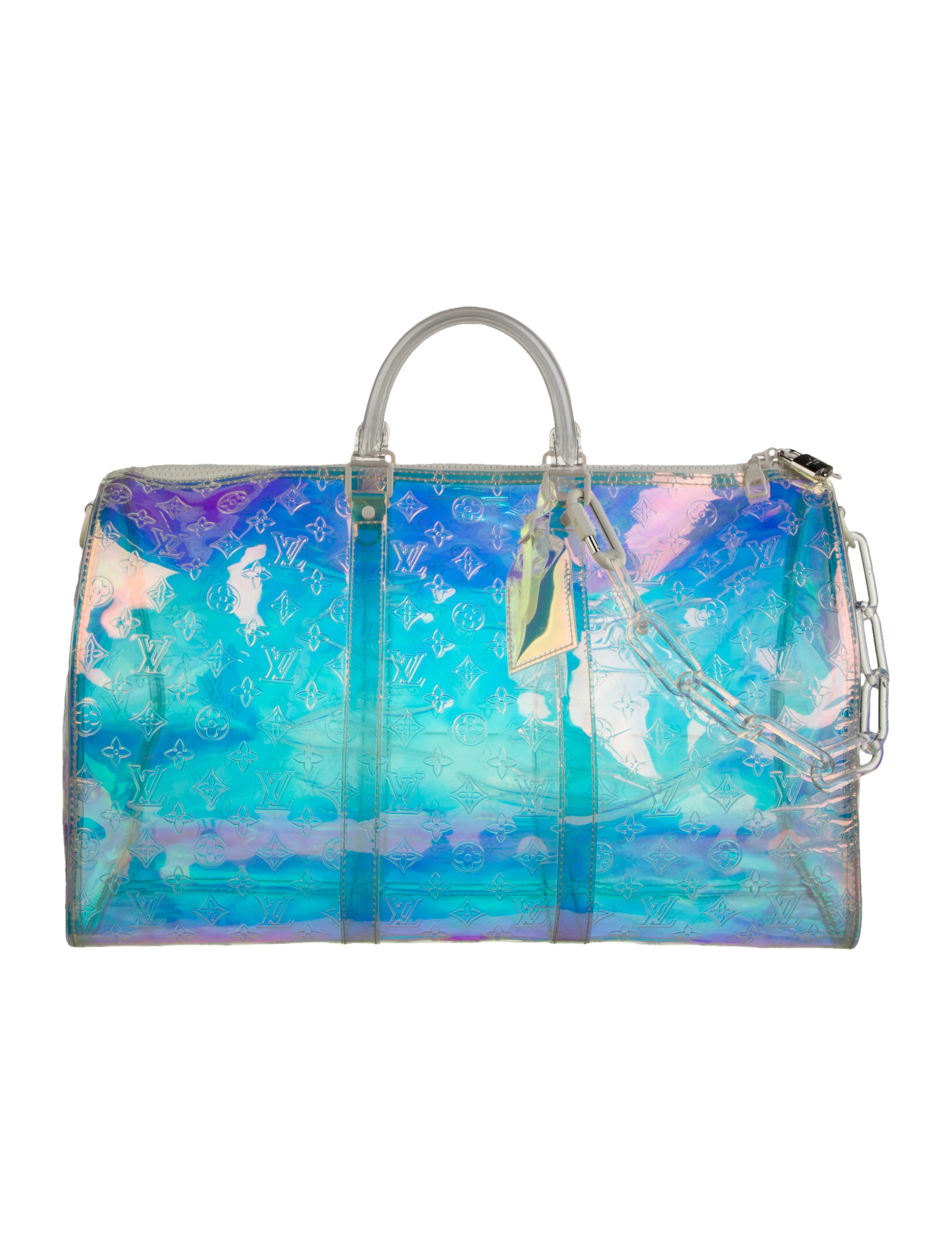 2019 Monogram Prism Keepall Bandoulière 50 w/ Strap | The RealReal