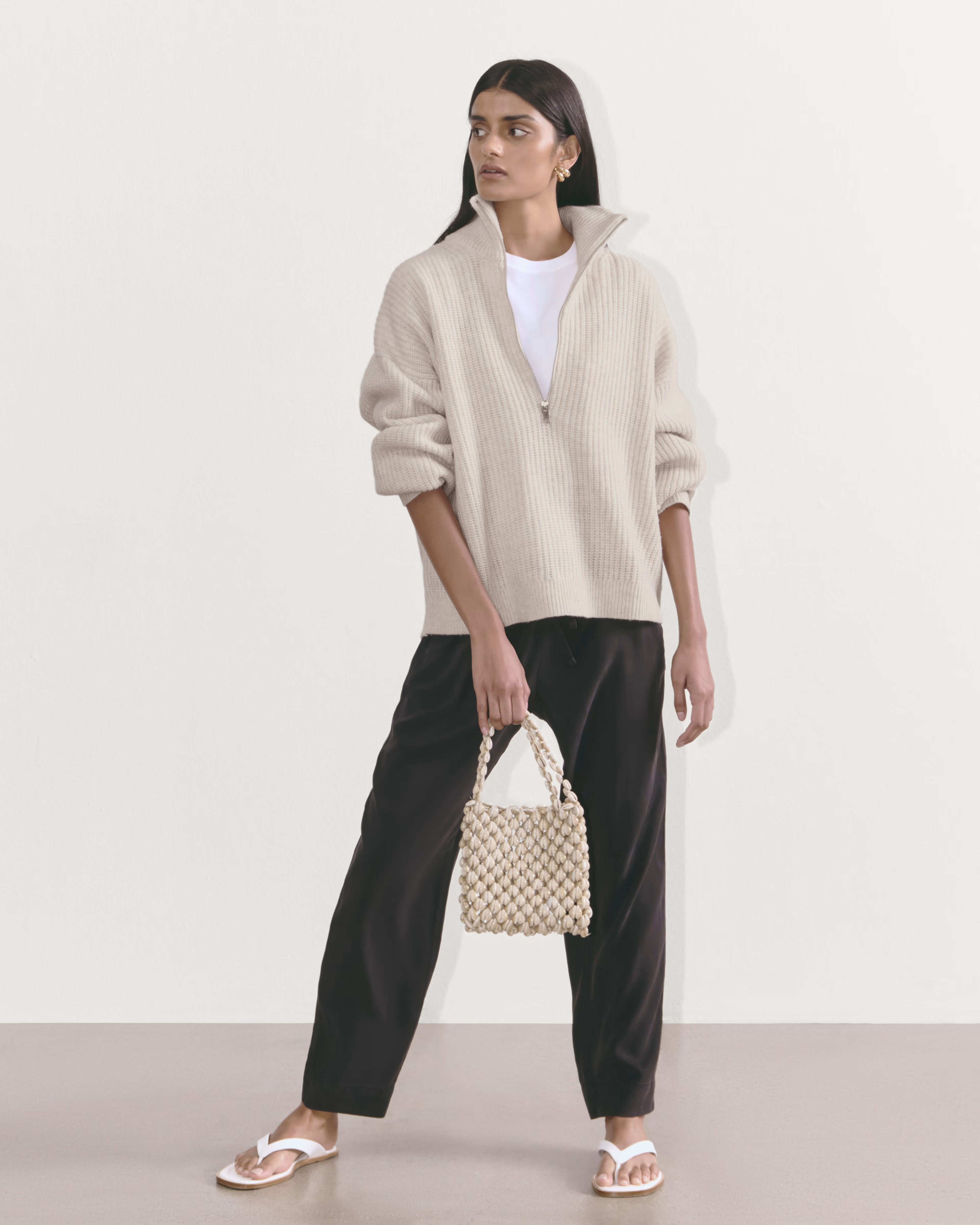 The Half-Zip Sweater in Luxe Merino | Everlane