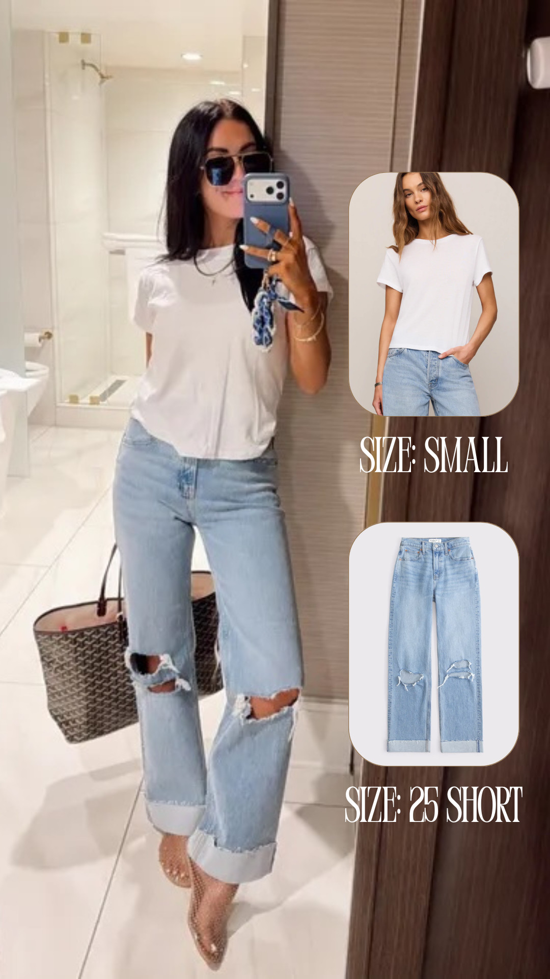 Outfit Inspo!! This outfit is one of my go-tos for travel🥰

Abercrombie jeans are 20% off now!!



Summer outfits, white tee, jeans, denim, ootd, airport outfit inspo, travel, casual, essentials, katy roach, livingmybeststyle 

 #LTKootd #LTKSaleAlert #LTKTravel