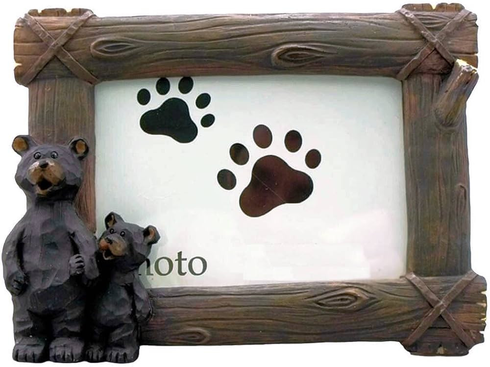Black Bear and Cub Tabletop Picture Frame, 5''x3.5'' | Amazon (US)