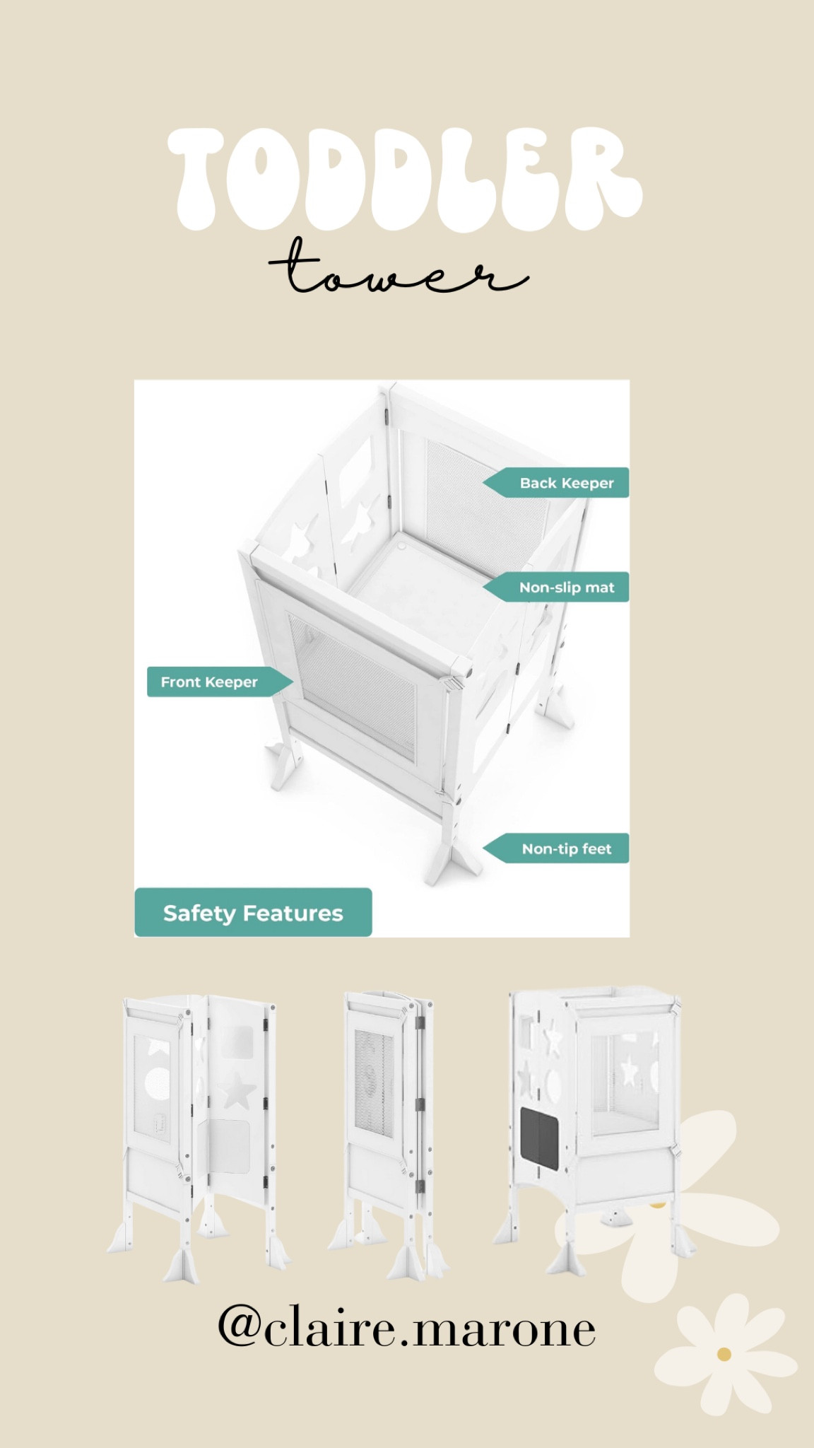 We LOVEEEE this tower. We use it all day every day at our counter. Highly recommend. I love the safety features options of a net on both front and back! 

#LTKGiftGuide #LTKFamily #LTKKids