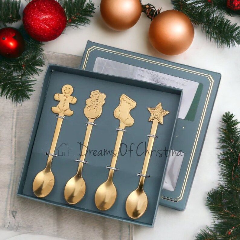 Spoon Set Christmas Christmas Decor Christmas Gift Set - Etsy Colombia | Etsy ROW