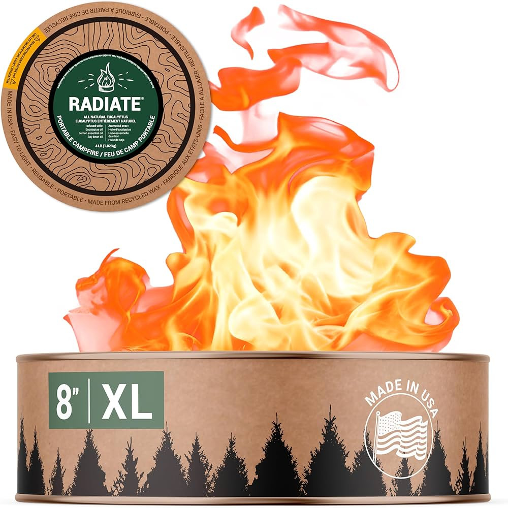 Radiate XL Portable Campfire As Seen On Shark Tank - Made in USA - Up to 2 Hours of Burn Time - R... | Amazon (US)