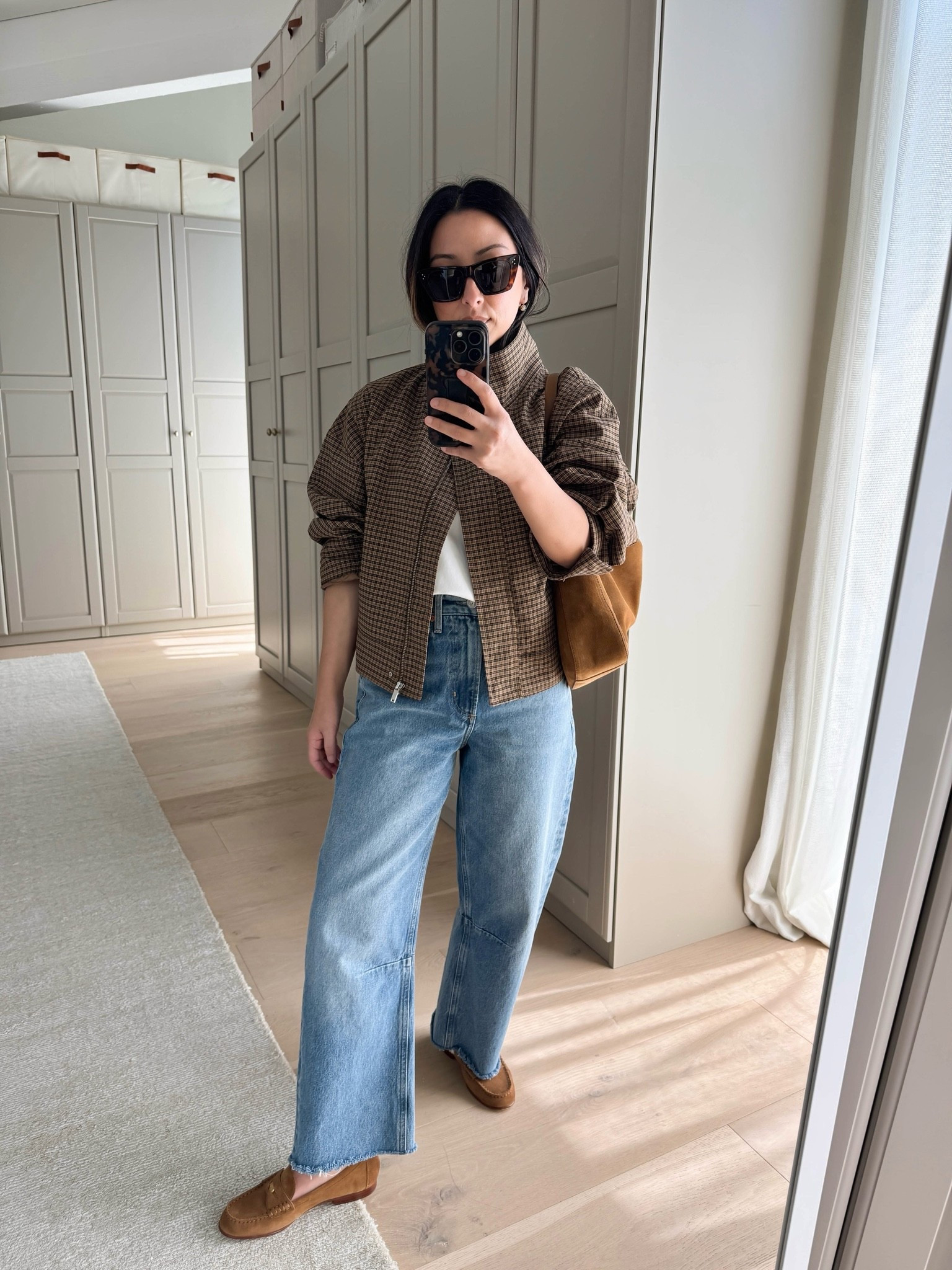 The pen fall trend that makes sense for my wardrobe and on the color of the season! Arms run roomy

Mango jacket xs
Aritzia tee medium
Citizens of humanity Miro jeans 24 - cut hems
Veronica Beard loafers 5.5
J.crew bag
Celine sunglasses 
Dorsey Cecilia Earrings 3.4
Dorsey James necklace 15”

#LTKOver40 #LTKmomlife #LTKPetite