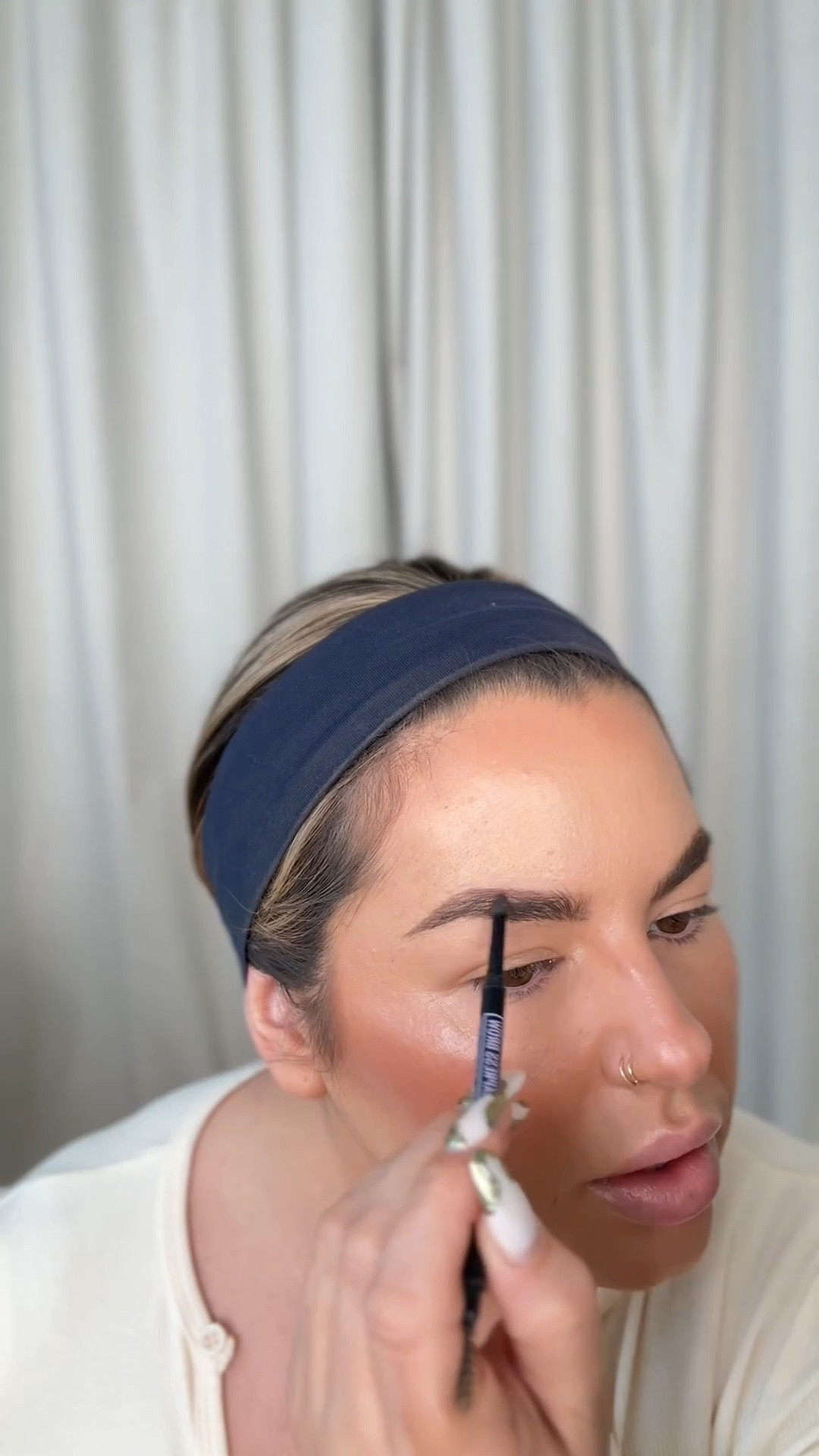 Sephora Sale is going on now so I wanted to share a full face of my favs! 

Foundation 190 light cool ( it’s not cool it’s def warm) 
Concealer LN2
Contour rare beauty - bright side 
Lumi bronzer - toasted sunlight
Huda - cherry blossom
Blush-Caio 
Bronzer -Napoli 
Smashbox contour - light Med 
Cream Blush - Sun soak 
Highlight- original ( you can use it over or under powers. A little goes a very long way!
Lip liner - stripdown
Lip stick- Kim KW 
Brow pencil- soft brown 
Translucent ultra blur setting powder.￼
Freckle stamp chocolate ( I apply then tap out quickly with my finger to blend them a bit ) works best if used before you set makeup with powder. 