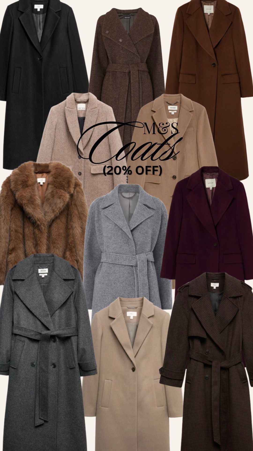 M&S is offering up to 20% OFF on knitwear & coats. Shop the most-wanted styles before they sell out 🍂

[ winter knitwear sale, M&S knitwear, Marks and Spencer coats, 20% off knitwear, winter wardrobe essentials, cozy winter outfits, knit sweaters women, cable knit sweater, fair isle sweater, best sweaters for women, fall winter staples, winter outfit ideas, everydayforstyling ]

#knitwearedit, #winterwardrobestaples, #sweaterweatherlooks, #neutralwinterstyle, #cozychicoutfits, #winterlayersguide, #classicwinterfashion, #everydayforstyling 

#LTKSeasonal #LTKCyberWeek #LTKSaleAlert