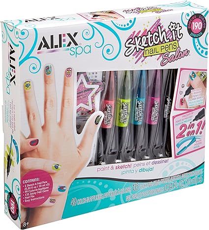 ALEX Toys Sketch It Nail Pens Salon Girls Fashion Activity | Amazon (US)