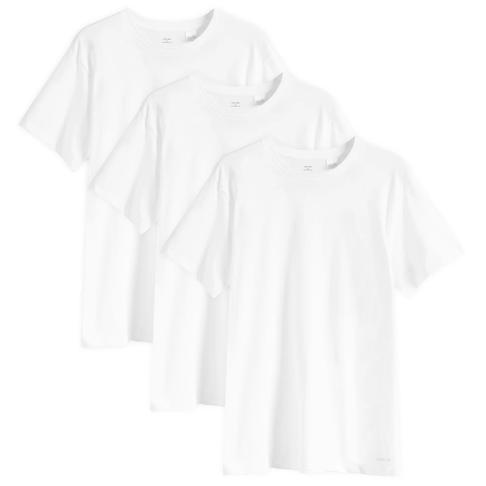 Calvin Klein Men's T-Shirt - 3 Pack in White, Size X-Large | END. Clothing