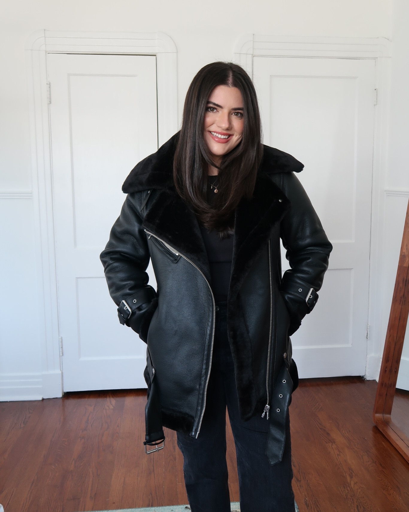 Faux Shearling Boyfriend Biker curated on LTK