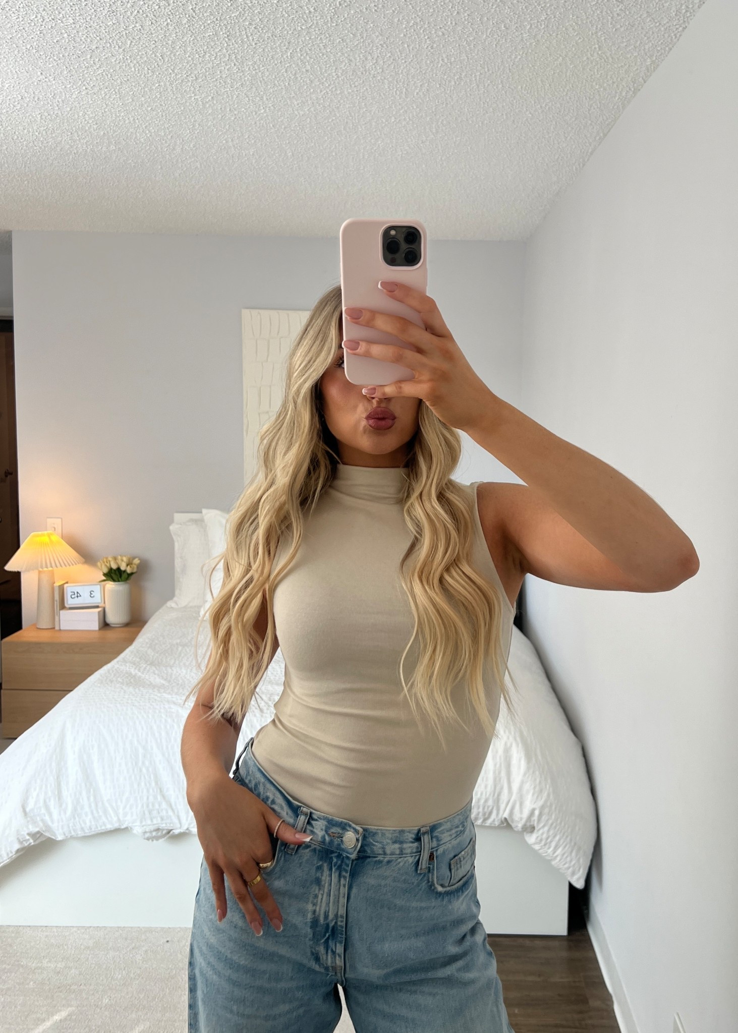 Zara basic high neck top