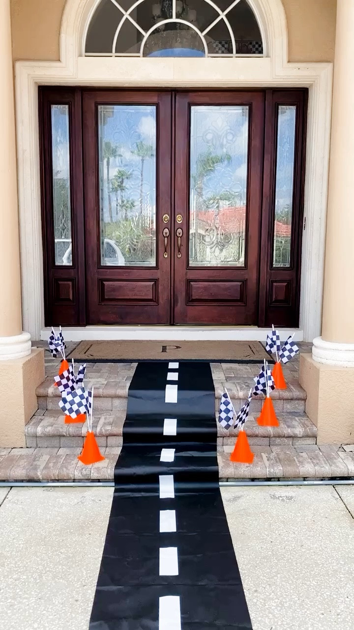 The entryway for our race car party was so simple (and fun!) to create. I’m going to link all the items from Amazon, but feel free to DM me on IG with questions @melissa.p.farrell 

#LTKfamily #LTKkids #LTKparties
