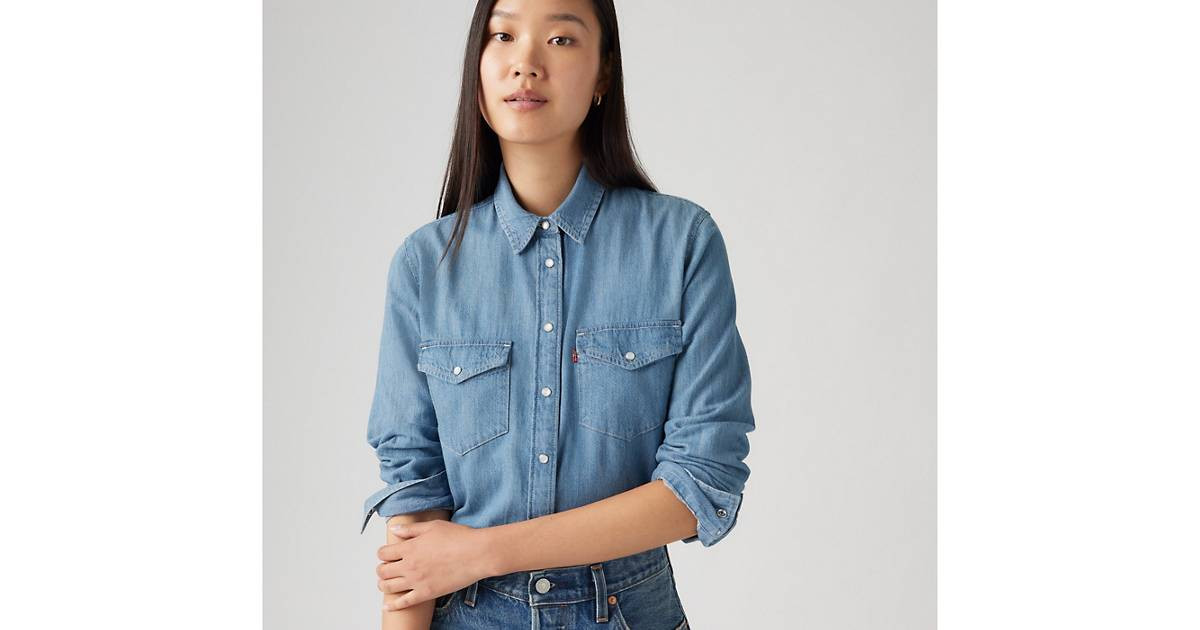 Iconic Western Linen+ Denim Shirt | Levi's US