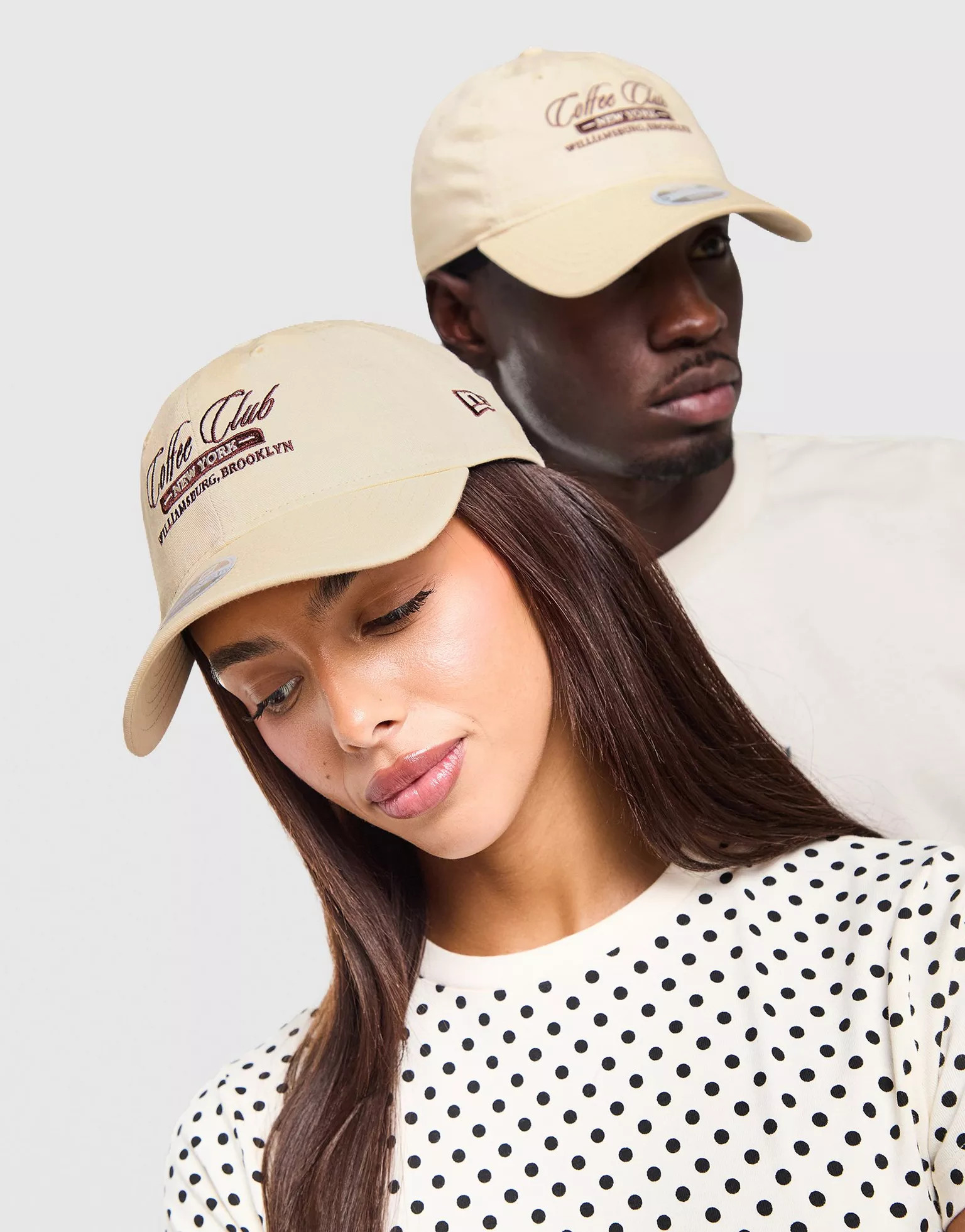 White New Era 9TWENTY New York Cafe Cap - JD Sports UK | JD Sports (UK)