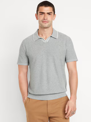 Tipped Collar Polo Sweater | Old Navy (US)