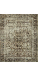 Loloi Magnolia Home by Joanna Gaines Sinclair Collection SIN-01 Pebble/Taupe 7'-6" x 9'-6", .25" ... | Amazon (US)