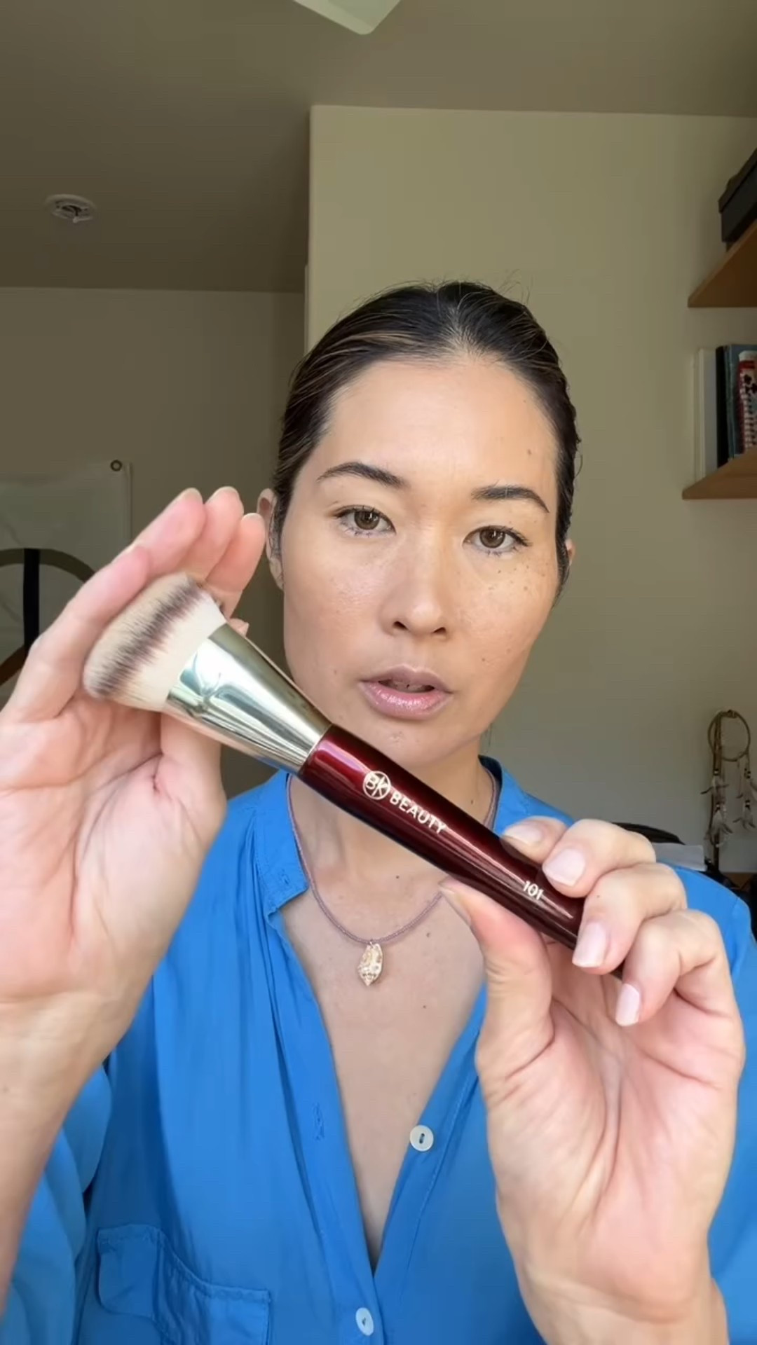 My favs for December 🤍✨

1. @thebkbeauty 101 brush
This is the softest most beautiful brush for seamlessly blending large areas

2. @diorbeauty skin perfect face stick
Goes on like butter 🤍. They have a lot of shades out of stock right now though, this is shade 3N, it’s a little too dark to put on my whole face but I use it for contouring and it works great. Before the whole contouring trend I used to use foundation two shades darker than my skin tone to contour my face, it actually looks really natural and makes it so you don’t have to blend as much.

3. @patricktabeauty blush in “not too much”
As I’m getting older I’m finding I’m needing to add more color to my face vs just doing bronzer like what I used to do when I was younger.  This color is the perfect color and the powder blush gives a nice subtle glow I love.  I apply the crème side first and then the powder over to set.