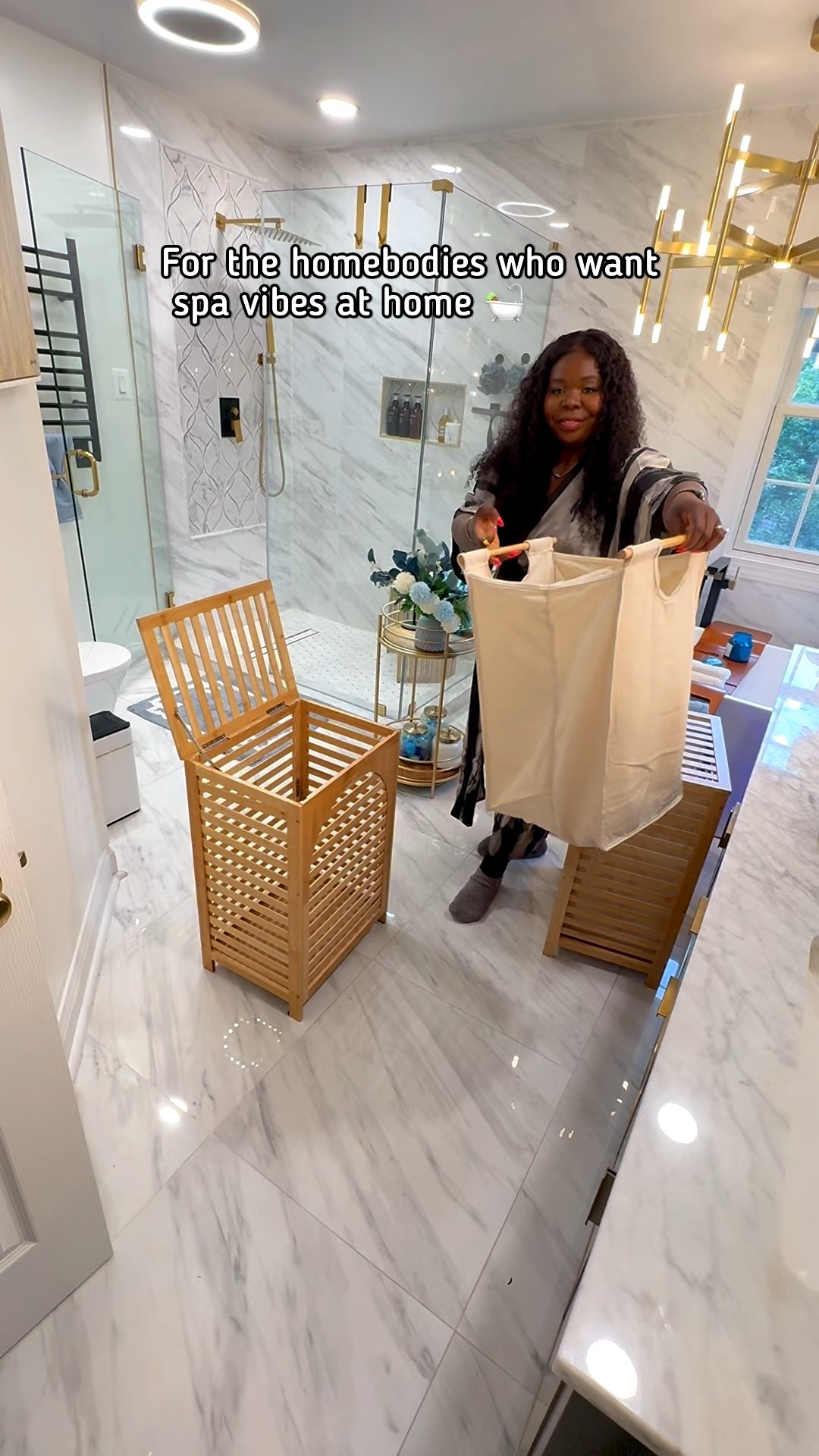 If you’re looking to elevate your bathroom this year, I got you!😉 There’s something about Bamboo + wood accents that instantly gives  spa feels. It gives my bathroom such a warm and cozy touch 👌🏾 Would you add wooden accents to your bathroom? 🤔

#LTKHome #LTKSaleAlert #LTKSeasonal