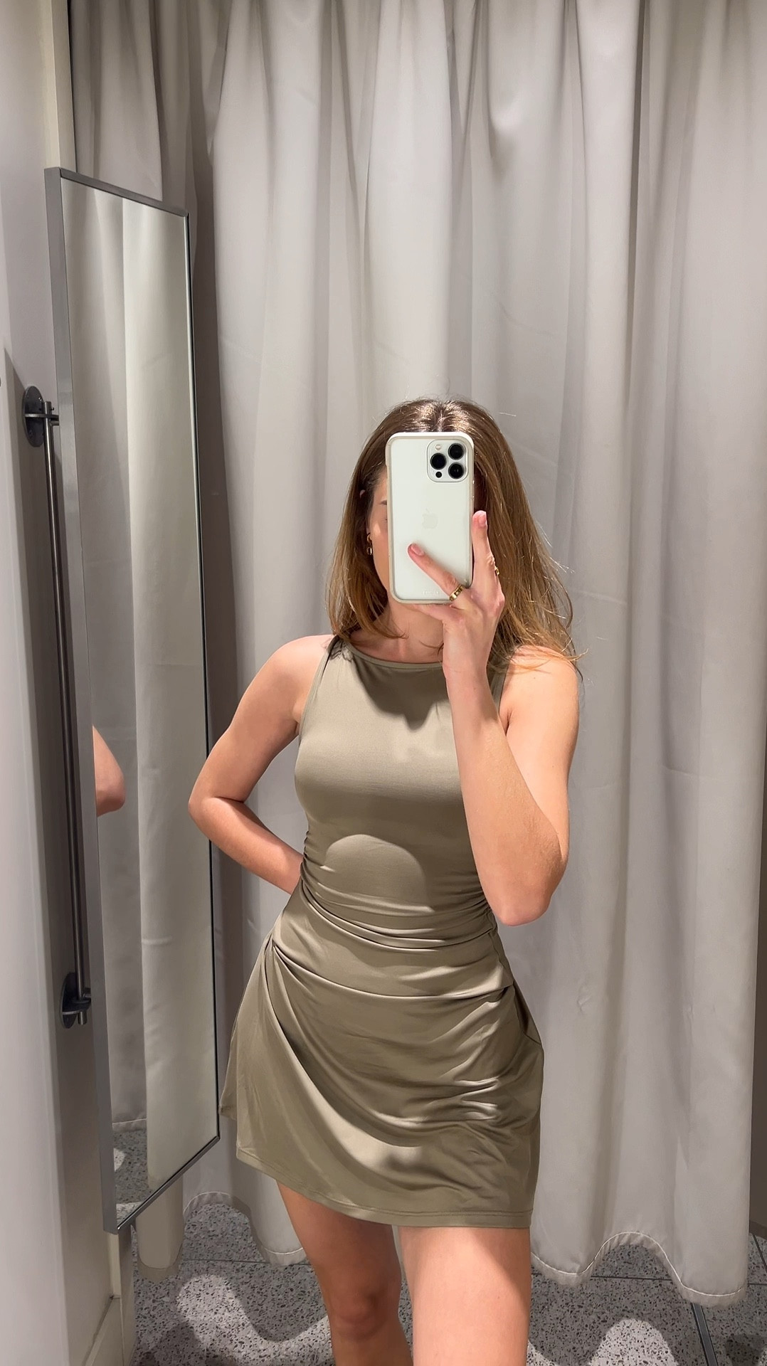 slim fit dress slacks Women's Alba Flared Gathered Chiffon Maxi Skirt S/M/L/Customize Pink Nude/Brown Mean Blvd Pink Nude / Customize main image 0