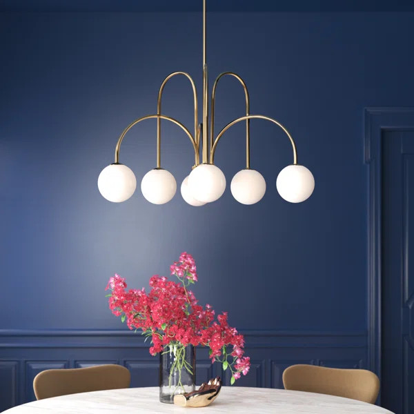 Abrial 6 - Light Dimmable Sputnik Sphere Chandelier | Wayfair North America