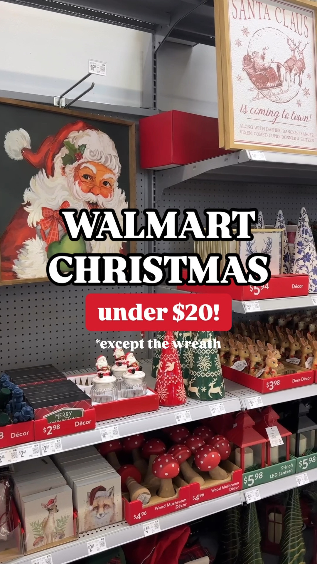 walmart christmas finds under $20! 🎄🎅🏼 i know… it seems early, but the best stuff sells out so fast, so grab it while you can!

#walmart #walmartchristmas #walmartfinds #walmarthome #nutcracker #christmaswreath #holidaydecor #christmasdecor #Itkchristmas #christmashome

#LTKHoliday #LTKHome #LTKSeasonal
