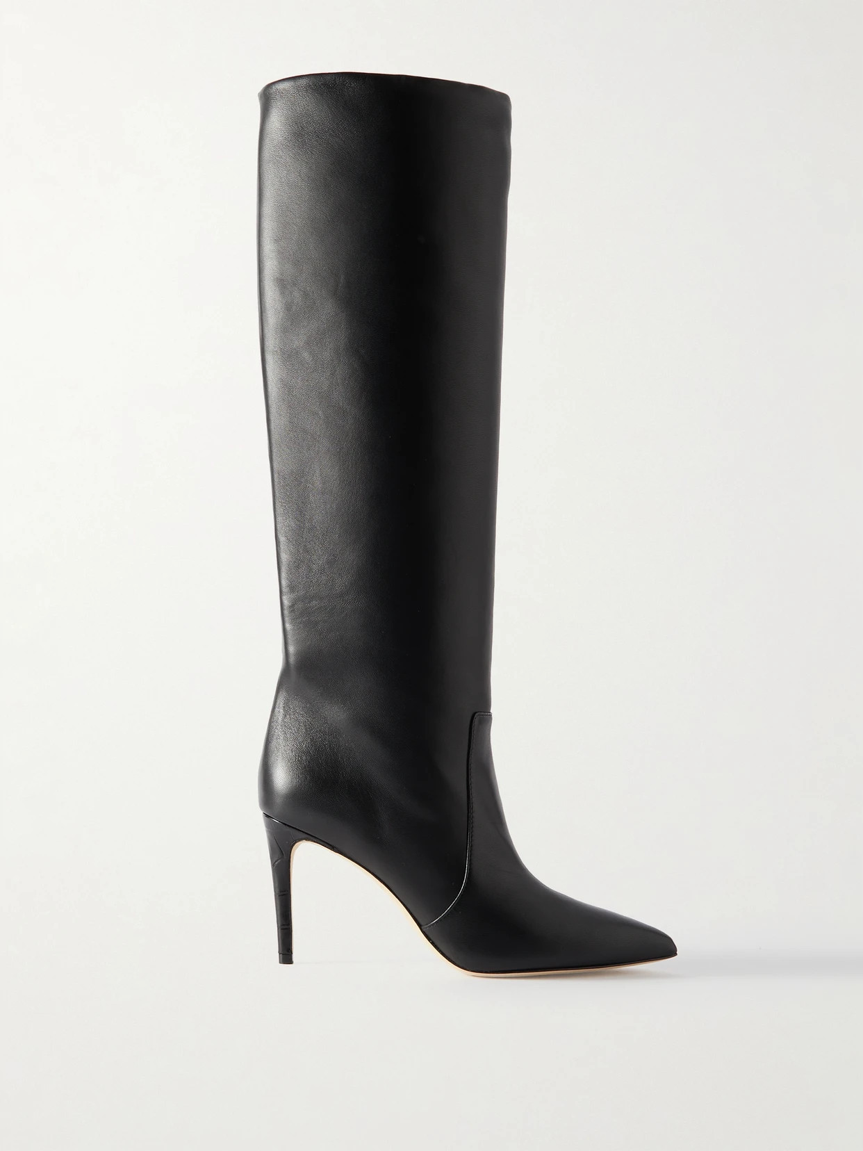 Paris Texas - Stiletto Leather Knee Boots - Black | NET-A-PORTER (US)