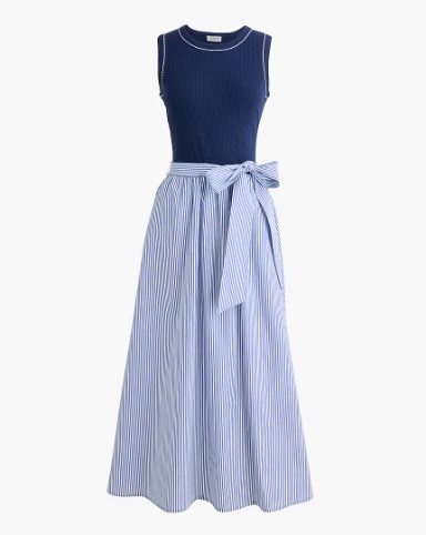Blue Bow tie waist midi dress 

#LTKSaleAlert #LTKSeasonal