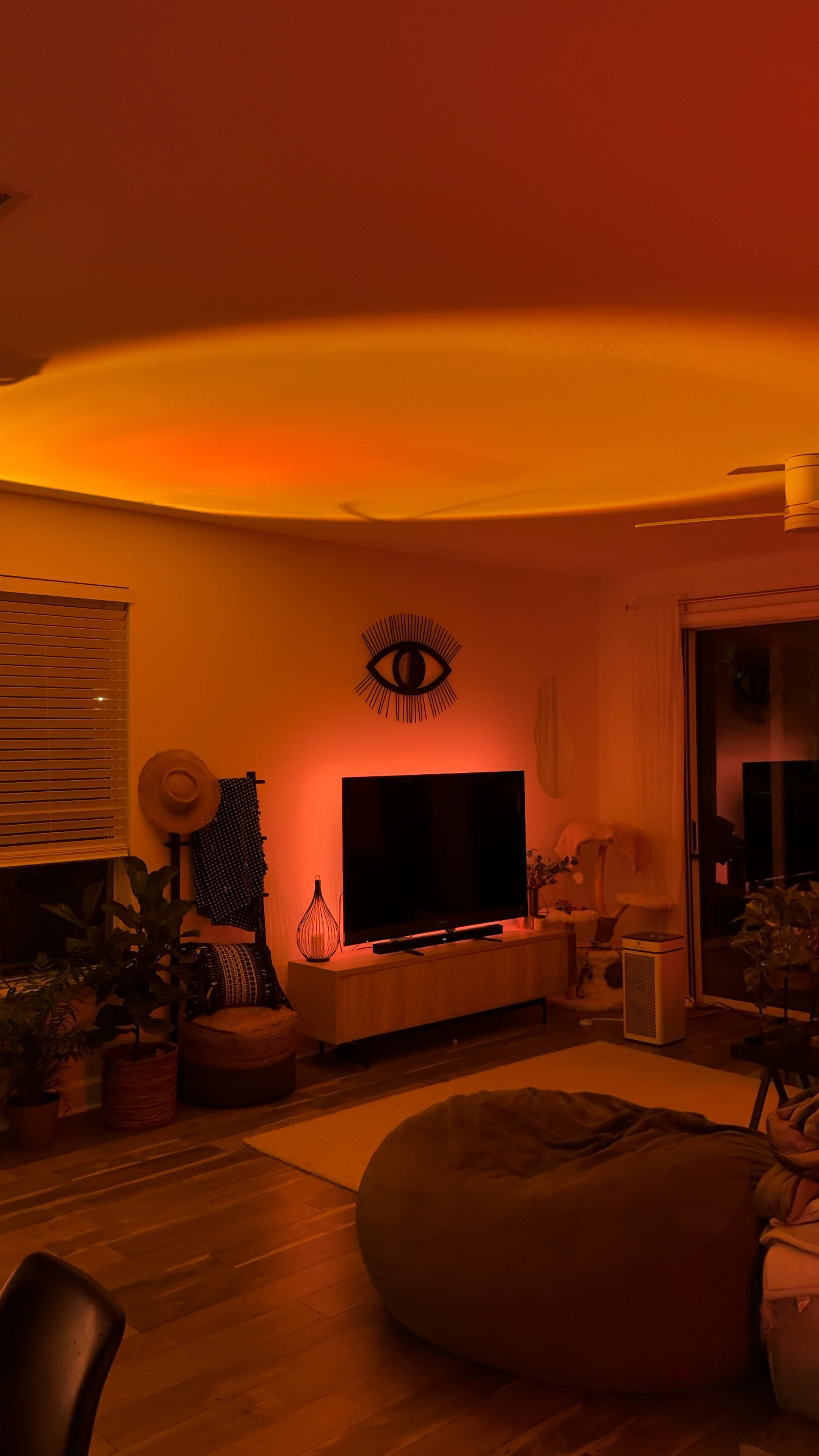 Living room lighting setup tv rope lights gift guide holiday gift ideas sunset lamp inspired floor lamp modern aesthetic home improvement upgrade 

#LTKGiftGuide #LTKCyberWeek #LTKHome