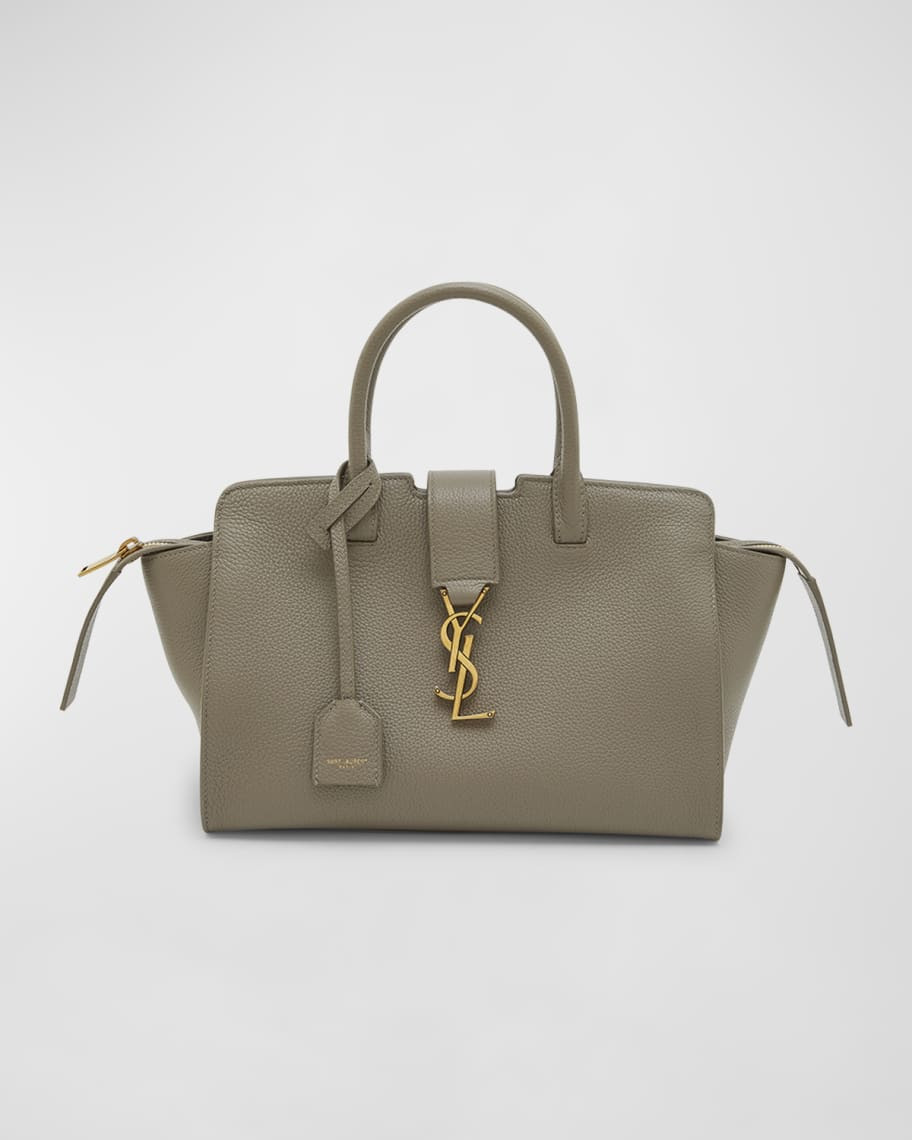 Saint Laurent Baby Downtown YSL Leather Top-Handle Bag | Neiman Marcus