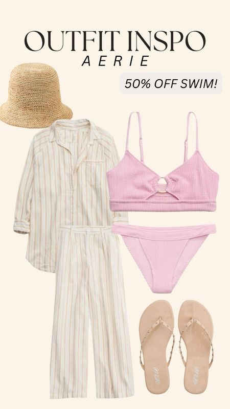 Aerie vacation outfit on sale! Loving this pop of pink



#LTKsalealert #LTKswim #LTKSeasonal