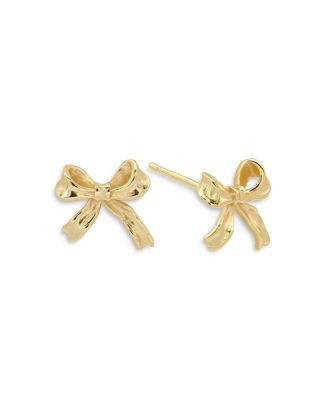 Shashi Charlotte's Bow Stud Earrings in 14K Gold Plated Sterling Silver    | Bloomingdale's Jewel... | Bloomingdale's (US)