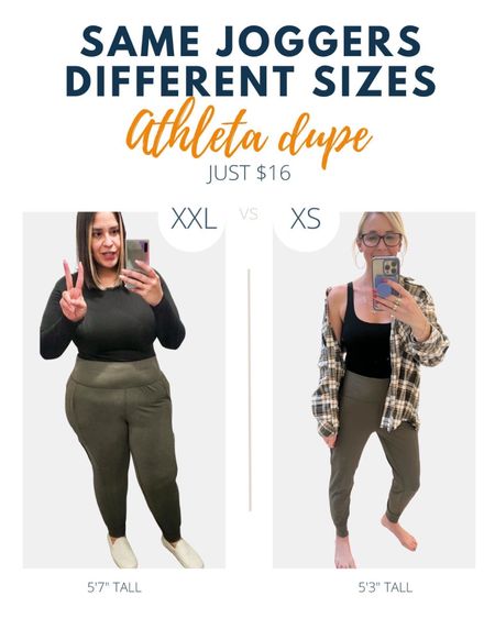 Remember those Athleta jogger dupes Collin found?! 😍 Check out Rachel and Collin showing off their different body types to help you shop. 🙌🏼🤩 Psst….and did we mention these identical joggers are over $80 cheaper than the real deal?! 👏🏼😍💕 Shop from 4 gorgeous neutral options before they’re gone or grab them all!!! 🔥🔥

#LTKFind #LTKfit #LTKstyletip